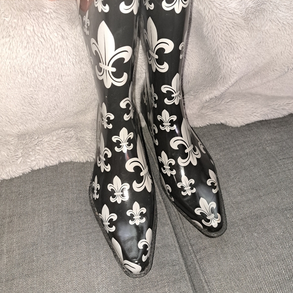 8 Nomad Yippy Cowboy Style Rainboots - Picture 3 of 7